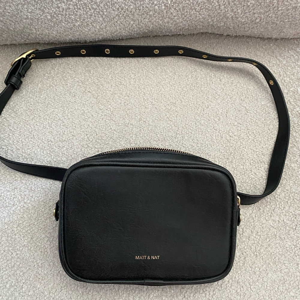 Matt & Nat Black Crossbody Bag